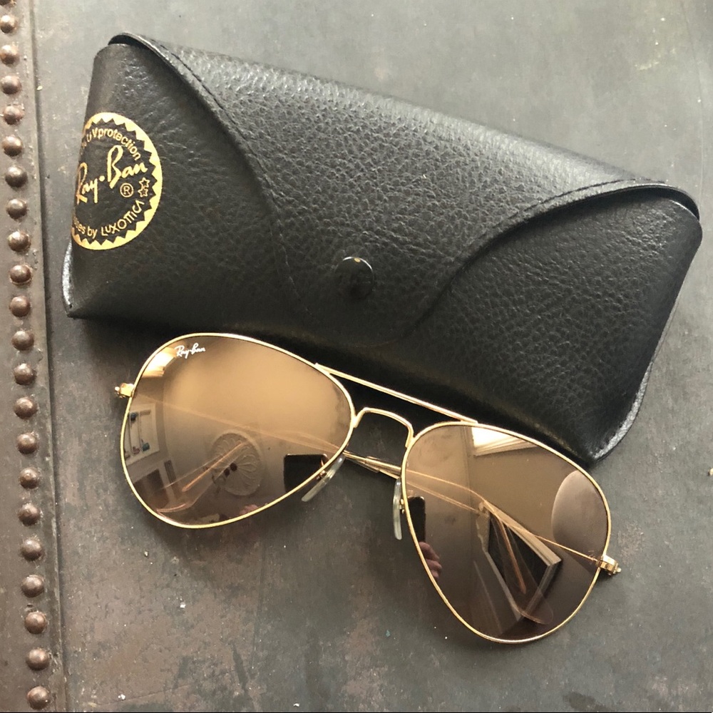 Authentic Gold Ray-Ban Aviators